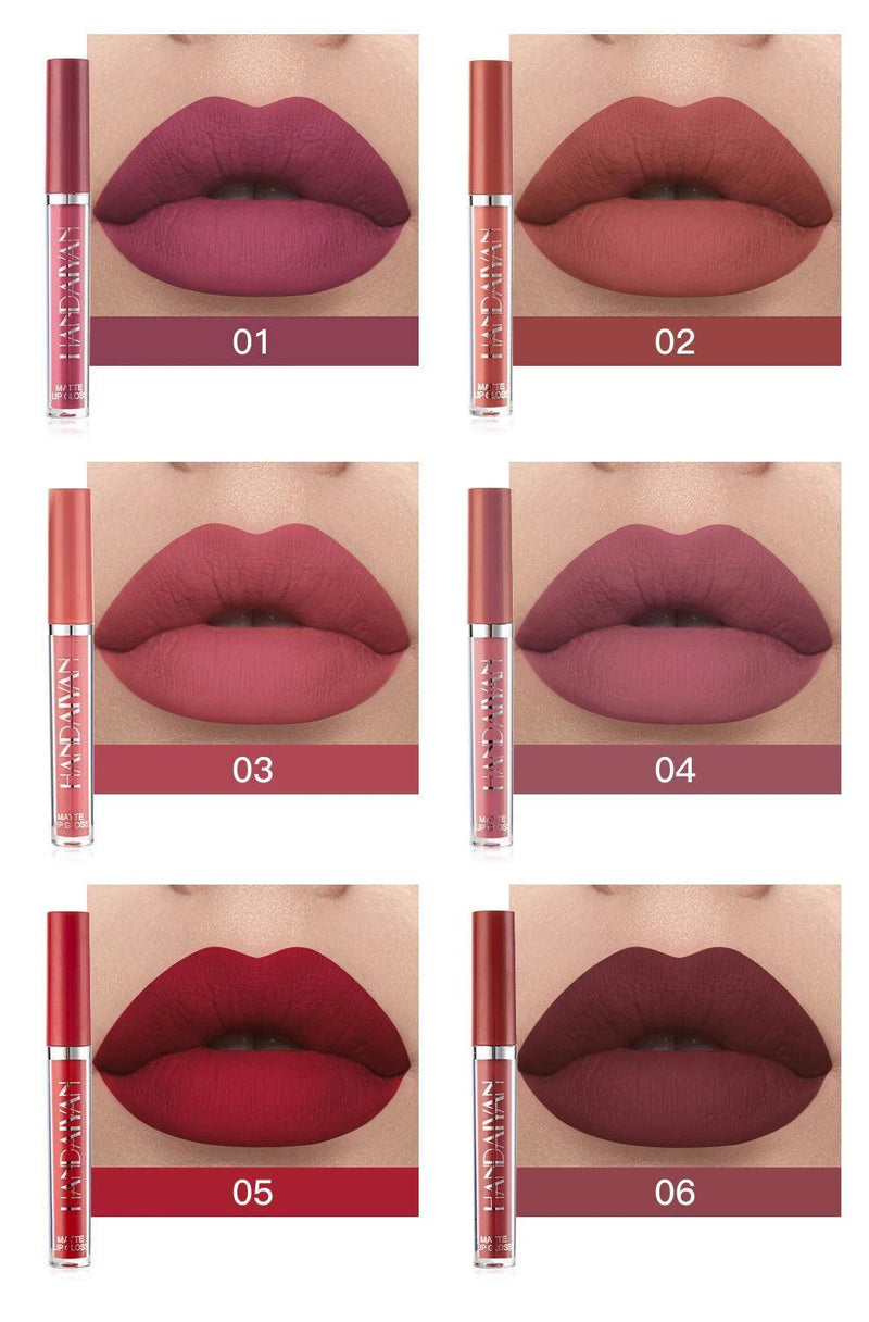 Batom Matte Glamour - kit com 6 unidades