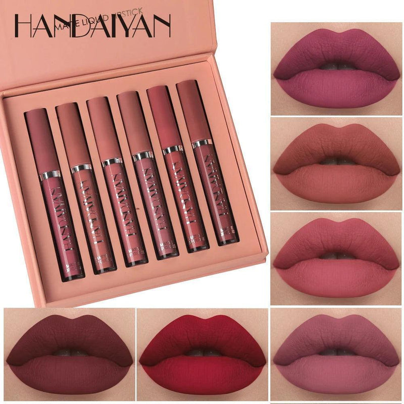 Batom Matte Glamour - kit com 6 unidades